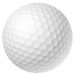 golf ball rolls as you scroll