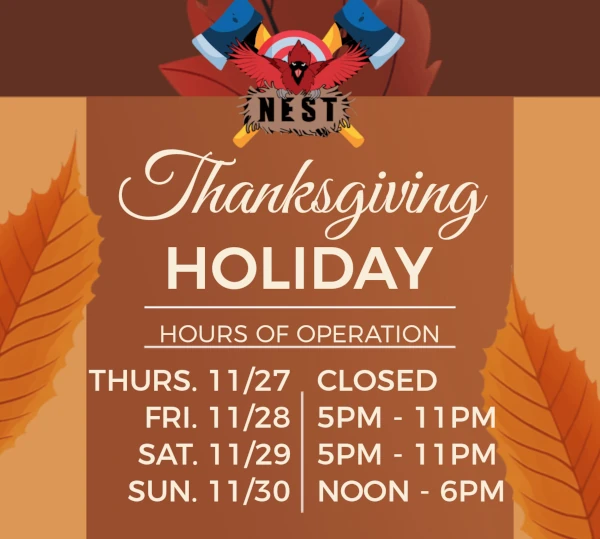 Thanksgiving Holiday Hours